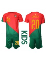 Portugali Joao Cancelo #20 Kotipaita Lasten MM-kisat 2022 Lyhythihainen (+ shortsit)
